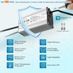 Hexwatt 54.6V 2A Charger for 48V Lithium-ion Battery ebike Electric Bike Electric Scooter Hoverboard Battery Charger Replacement with 6 Connectors