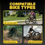 Ultraverse 27.5" Bike Inner Tubes 27.5 x 1.75, 1.95, 2.10, 2.125 – Butyl Rubber Bicycle Tubes with Schrader Valve – Compatible with Mountain, Cruiser, City & E-Bikes – Set of 2