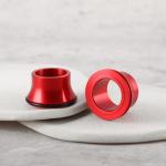 Briny River 1 Pair CNC Front Wheel Hub Spacers Aluminum Compatible with Sur-Ron Light Bee X LBX E-Bike, Red