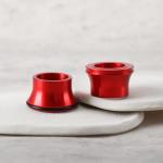 Briny River 1 Pair CNC Front Wheel Hub Spacers Aluminum Compatible with Sur-Ron Light Bee X LBX E-Bike, Red