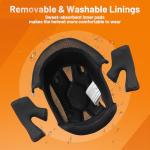 OUMURS Adult Dirt Bike Helmet with Goggles Gloves & Mask Adjustable Sun Visor Motorcycle Adult ATV Helmet Off-Road Motocross Downhill Moped MX BMX for Unisex-Adult-Matte Black-188, L