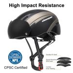 Shinmax Bike Helmet for Men Women, Bicycle Helmet with Detachable Magnetic Goggles for Adult Road Biking Mountain Cycling Helmet (BC-001)