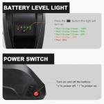 LFPNERYE Hailong Ebike Battery 36V 48V 52V-15AH 20AH with 3A Fast Charger 30A BMS, E-Bike Scooter Lithium Battery for 0-1500W Motor.