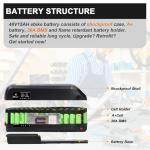 LFPNERYE Hailong Ebike Battery 36V 48V 52V-15AH 20AH with 3A Fast Charger 30A BMS, E-Bike Scooter Lithium Battery for 0-1500W Motor.
