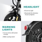 Electric Bike for Adults Teens, Folding E-Bike,Commuter City Foldable ebike with 560W Motor and 48V 10Ah Battery,24MPH Speed,3-Level Assist, Dual Disc Brakes,14" Compact Electric Bicycle with Pedals