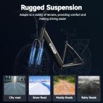 GOKEEP Electric Bike for Adults,1000W Peak Power,Up to 75 Miles 20MPH,26" Electric Mountain Bike with 499Wh Removable Battery,7-Speed,Adjustable Stem and Front Fork Suspension