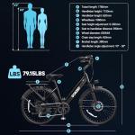 GOKEEP Electric Bike for Adults,1000W Peak Power,Up to 75 Miles 20MPH,26" Electric Mountain Bike with 499Wh Removable Battery,7-Speed,Adjustable Stem and Front Fork Suspension