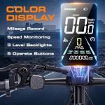 PUJH 2000W Electric Bike for Adults,Max Speed 34MPH Up to 80 Miles Range,29" Tire with 48V 17.5Ah Removable Battery,Fast City Commuter Electric Bicycles for Mountain Road for Men Women (Black)