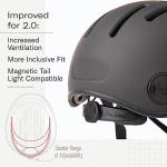 Thousand Heritage 2.0 Adult Bike Helmet; The Original Low Profile Retro Commuter Cycling Helmet Safety Certified for Bicycle Skateboard Skating Roller Skates; for Men & Women (Stealth Black, L)