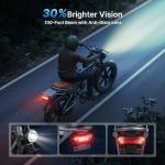 DEEPOWER Electric Bike for Adults,2000W Peak Motor&32MPH Electric Dirt Bike，48V 20AH/35AH/60AH Battery, 70-160 Max Miles,Dual Suspension Ebikes for Adults, 20" Fat Tire E Bike