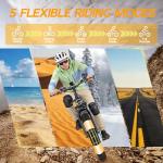 CTVVXXC Peak 6000W Dual Motor Electric Bike for Adults,52V 26Ah Electric Mountain Bicycle with Max 50MPH,26"X4" Fat Tire Fast Ebike,Adjustable Stem,Hydraulic Brakes,Off-Road AWD Ebike for Men Women