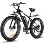 Speedrid Electric Bike 26" Fat Tire Electric Bike for Adult, 25mph 500W 48V 13Ah Removable Lithium-Ion Battery Electric Mountain Bike, 3H Fast Charge, Lockable Suspension Fork-7 Speed (2 PCS)
