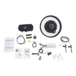 20-Inch Electric Bike Rear Hub Motor Kit, 48V 2000W Electric Bike Conversion Kit, Fat Tire Hub Motor Conversion Kit with LCD Display