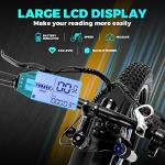 Speedrid Electric Bike 26" Fat Tire Electric Bike for Adult, 25mph 500W 48V 13Ah Removable Lithium-Ion Battery Electric Mountain Bike, 3H Fast Charge, Lockable Suspension Fork-7 Speed (2 PCS)