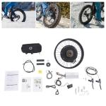 20-Inch Electric Bike Rear Hub Motor Kit, 48V 2000W Electric Bike Conversion Kit, Fat Tire Hub Motor Conversion Kit with LCD Display