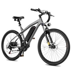ACTBEST Race 21-Speed Electric Bike for Adults, Peak 750/1200W，26''/27.5" Ebike, 22/28MPH, 50/55Miles Commuting Mountain Electric Bicycle with Fork Suspension
