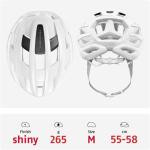 ABUS AirBreaker 2.0 Road Bike Helmet – Lightweight Bike Helmet with a Focus on Ventilation, Aerodynamics, Safety and Comfort for Professional Cycling – for Women and Men – Size M, Pure White