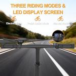 WERHY Electric Bike for Adults, 500W Motor, 22 MPH Max Speed Folding Ebike, 14" Electric Bicycles, Max 30/40/50 Miles Range (Pedal Assist Mode), Mini E Bikes