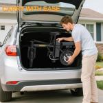 WERHY Electric Bike for Adults, 500W Motor, 22 MPH Max Speed Folding Ebike, 14" Electric Bicycles, Max 30/40/50 Miles Range (Pedal Assist Mode), Mini E Bikes