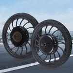 Dodoam Ebike Electric Bicycle 48V 1000W Front or Rear Integral Motor Wheel,20INCH Electric Bicycle Rear Wheel Hub E-Bike Disc Brake Tail Wheel 6-Hole Type