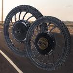 Dodoam Ebike Electric Bicycle 48V 1000W Front or Rear Integral Motor Wheel,20INCH Electric Bicycle Rear Wheel Hub E-Bike Disc Brake Tail Wheel 6-Hole Type