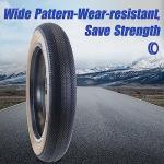 BALINGE E Bike 20x4.0 Fat tire 20 x 4 Fat tire 20x4 Bike tire 1 Pack Heavy Duty High-Performance Wear-Resistant E-Bike Mountain Snow Bike Tire ，Brown Wall