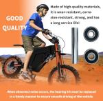 Wheel Bearing Kit Compatible with Tuttio Soleil01 Ebike Wheel-6301RS Bearings,Stable and Durable