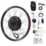 CUBELLIN Electric Bicycle Conversion Kit 26" Rear Hub Motor Kit 72V 2000W E-Bike Conversion Kit with LCD Display & CCS 9 Speeds Adjustable Rear Wheel Motor Kit