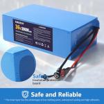 Xunyunda 36V Ebike Battery 36V Lithium Battery 20Ah Electric with 2A Charger, T-Plug to XT60 Connector and BMS for 250-750W Electric Bicycles Motor and Scooter