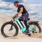 Vivi ACE07 Electric Bike for Adults, 26" x 4.0 Fat Tire Ebike, 1500W Peak Motor Electric Bike, 25MPH Ebikes for Adults with 48V 720WH Removable Battery, 7 Speed, SGS Certified to UL2849