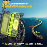 GLOBALKEEP 48V 25AH Fat Tire Electric Bike for Adults, UL2849 Certified 90% Pre-Assembled Folding E-Bike with Removable Battery & Cargo Rack