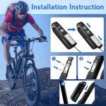 FoteGlewaBi 48V Ebike Battery, 20AH Electric Bike Lithium Battery, Electric Bicycle Motor with Charger, for 200W - 1100W