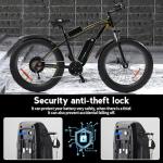 FoteGlewaBi 48V Ebike Battery, 20AH Electric Bike Lithium Battery, Electric Bicycle Motor with Charger, for 200W - 1100W