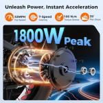 Heybike Mars 2.0 Foldable Electric Bike for Adults,1800W Peak Motor 100N.M Torque Ebike,20*4'' Fat Tire E Bike with 70+Miles Long Range,624WH Removable Battery for Beach,Commuting,Snow,Shock Absorber