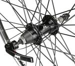 CyclingDeal MTB Bicycle Double Wall Rims 26" Wheelset - Front & Rear Mountain Bike Wheels - Compatible with Shimano MF-TZ500 Freewheel - 7 Speed