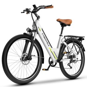 LIONLAND 26" Electric Bike for Adult,1000W Peak, up 80 Miles Removable Battery Ebike,Adult Electric Bicycles for All Terrain,Men Women EBike, 7-Speed