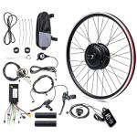 E Bike Conversion Kit – 27.5" Front Wheel Motor Kit with LCD Display & Pedal Assist – Converts Bikes to Electric for Commuting, Leisure, and Outdoor Adventures