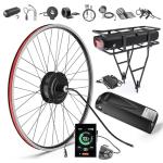 BAFANG 500W/750W 48V Rear Hub Motor Kit - 20"/26"/27.5"/700C (29er Compatible) Rear Wheel Electric Bike Conversion kit for Mountain/City Bikes Ebike Conversion Kit with Battery&Display（Optional