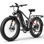 FREESKY 3000W Electric Bike for Adults, 37MPH & 95Miles Range, Dirt All-Terrain Electric Bicycle, 48V 25Ah Removable Battery,26" Fat Tire Full Suspension Mountain Ebike (Standard)