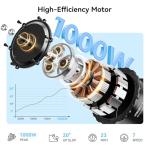 Jasion EB6 Foldable Electric Bike for Adults, 1000W Peak Motor 23 MPH E Bike, 20" Fat Tire Electric Bicycle with Built-in 48V Battery, Up to 45 Miles Range, Aluminum Frame EBS EBike-UX