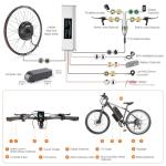 Varstrom 48V 1000W 1500W Rear & Front Hub Motor Kit - Ebike Conversion Kit for 26"/27.5"/28"/29"/700C Front Rear Wheel,Electric Bike Conversion Set with Display & Ebike Battery (Optional)