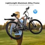 VARUN Electric Bike - Ebikes for Adults Peak 500W 20MPH Up to 40Mile Commuter Ebike with Removable Battery, Electric Mountain Bike with 7-Speed Front Fork Suspension and Dual Disc Brakes