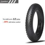 20x4.0 inch Fat Bike Tire 60TPI for Electric Bike Fat Bicycle Tire 4.0 inch Mountain Bike Tire (20x4.0 inches)