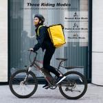 VARUN Electric Bike - Ebikes for Adults Peak 500W 20MPH Up to 40Mile Commuter Ebike with Removable Battery, Electric Mountain Bike with 7-Speed Front Fork Suspension and Dual Disc Brakes