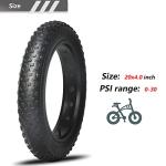20x4.0 inch Fat Bike Tire 60TPI for Electric Bike Fat Bicycle Tire 4.0 inch Mountain Bike Tire (20x4.0 inches)