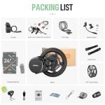 BAFANG 48V 750W Mid Drive Kit - BBS02B CAN Bus Electric Bike Conversion Kit with EKD01 Display Ebike Conversion Kit Mid Drive Motor with 44T Chainwheel for Mountain Bike Road Bicycle