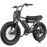 MACFOX X7 Electric Bike for Adults, 750W EBike with Hydraulic Brakes, 48V 13Ah Removable Battery 30 Mile Range, Upgraded 20x5.0 Rear Fat Tire for School/City Commuting (UL2849 & Class-2/Black)