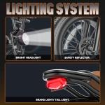 ASKGO Electric Bike for Adults, 2500W Peak Motor, 32MPH & 100 Miles, 48V 20Ah Large Battery, NFC & Password Unlock, Electric Dirt Bike with LCD, Dual Suspension & Brakes, 20" Fat Tire Off-Road Ebike