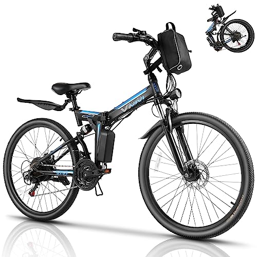 Vivi M026TGB Folding Electric Mountain Bike