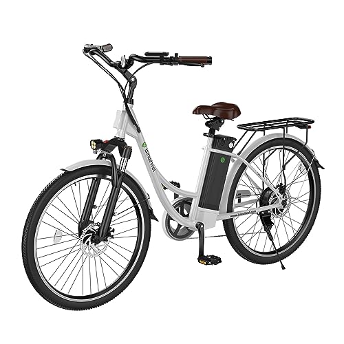 isinwheel 26" 500W Electric Cruiser Bike - 20MPH